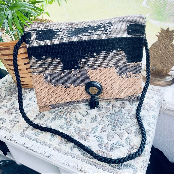 VTG Boho Southwestern Desert Tapestry Shoulder Bag